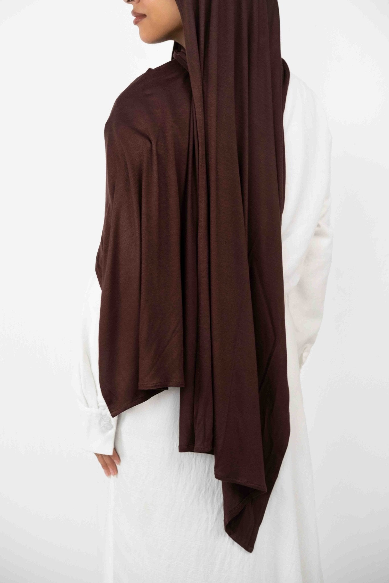 Cotton Lycra Chocolate Cascade - VenoraVEN020