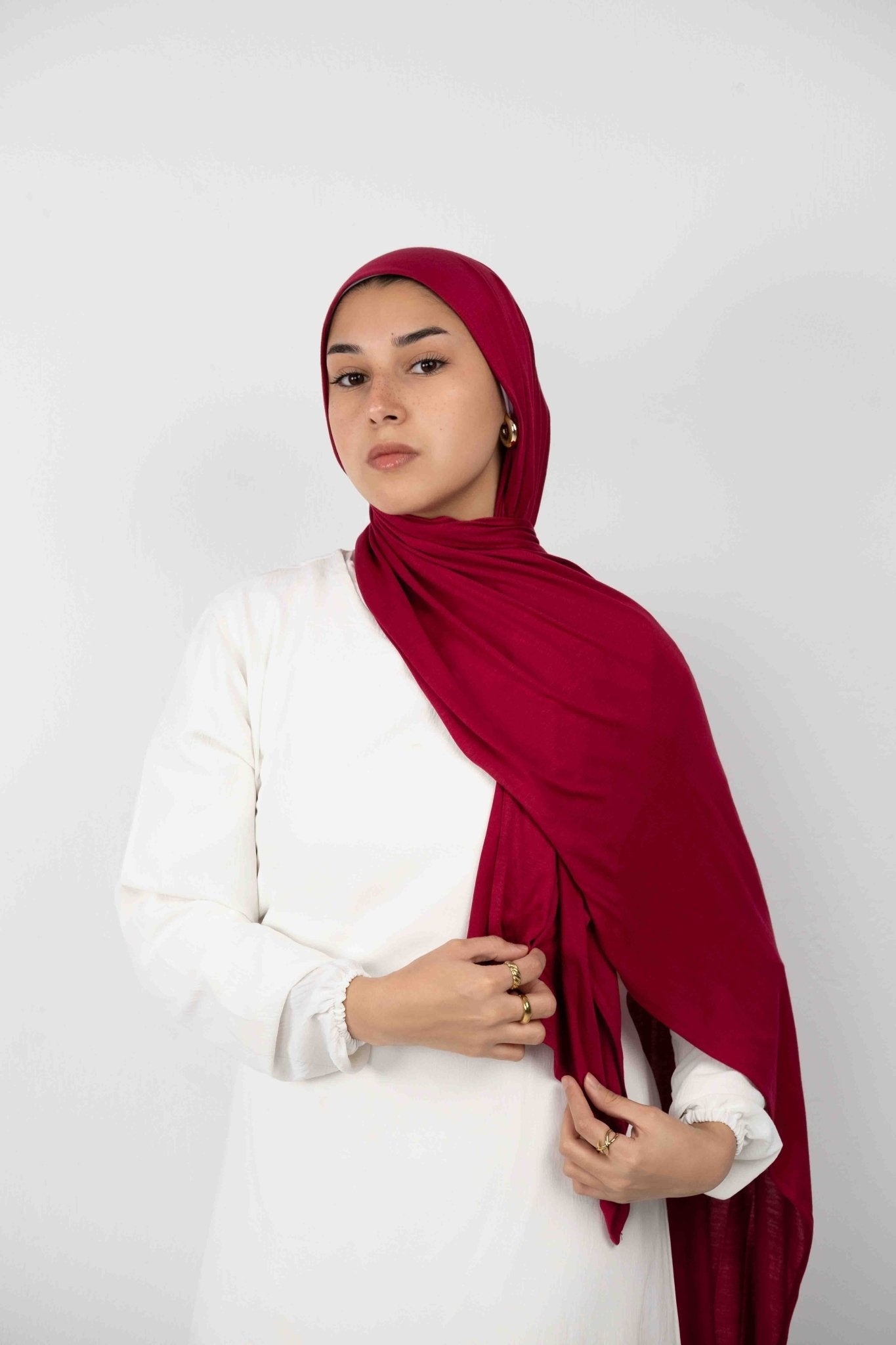 Cotton Lycra Red Velvet - VenoraVEN021