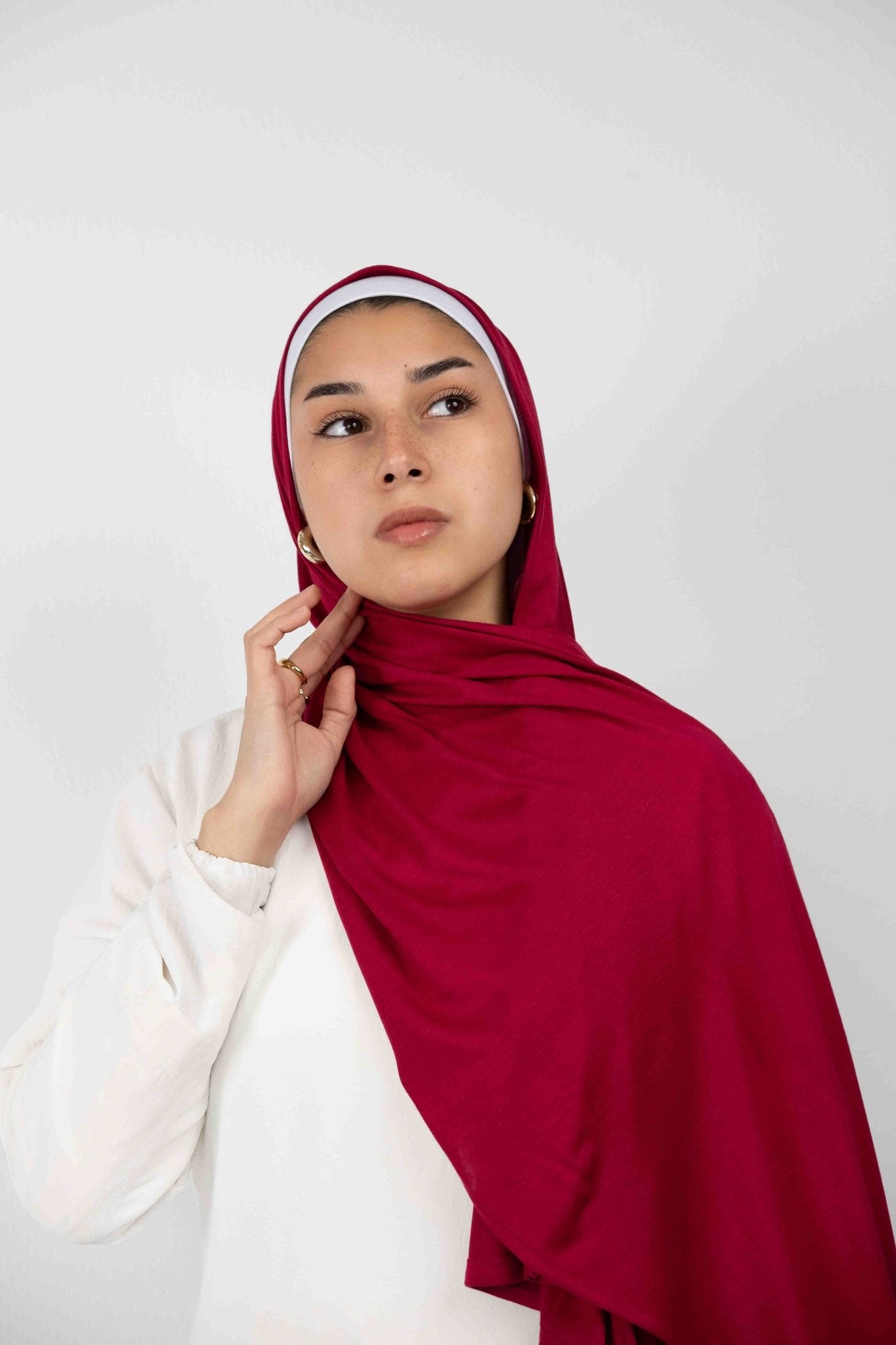 Cotton Lycra Red Velvet - VenoraVEN021