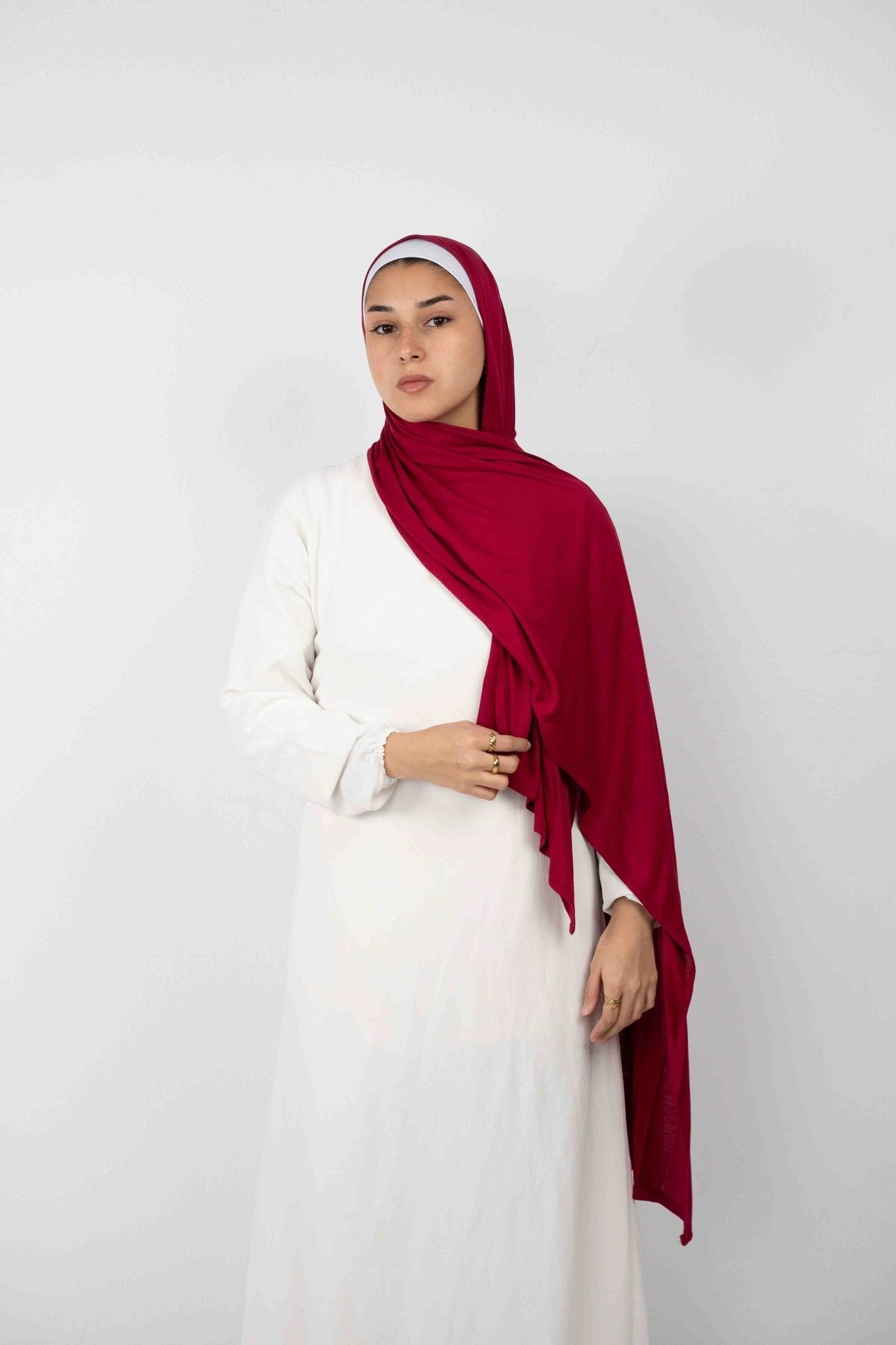 Cotton Lycra Red Velvet - VenoraVEN021