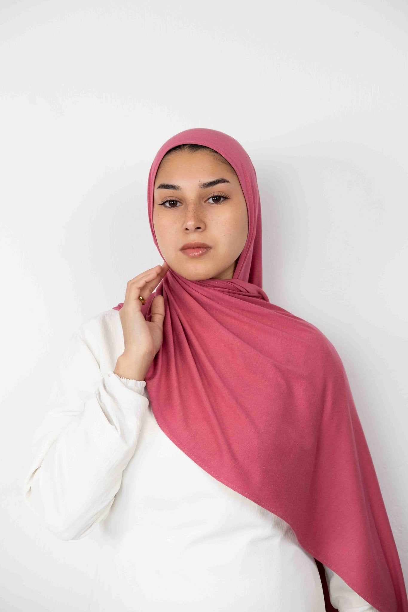 Cotton Lycra Rose Glow - VenoraVEN025