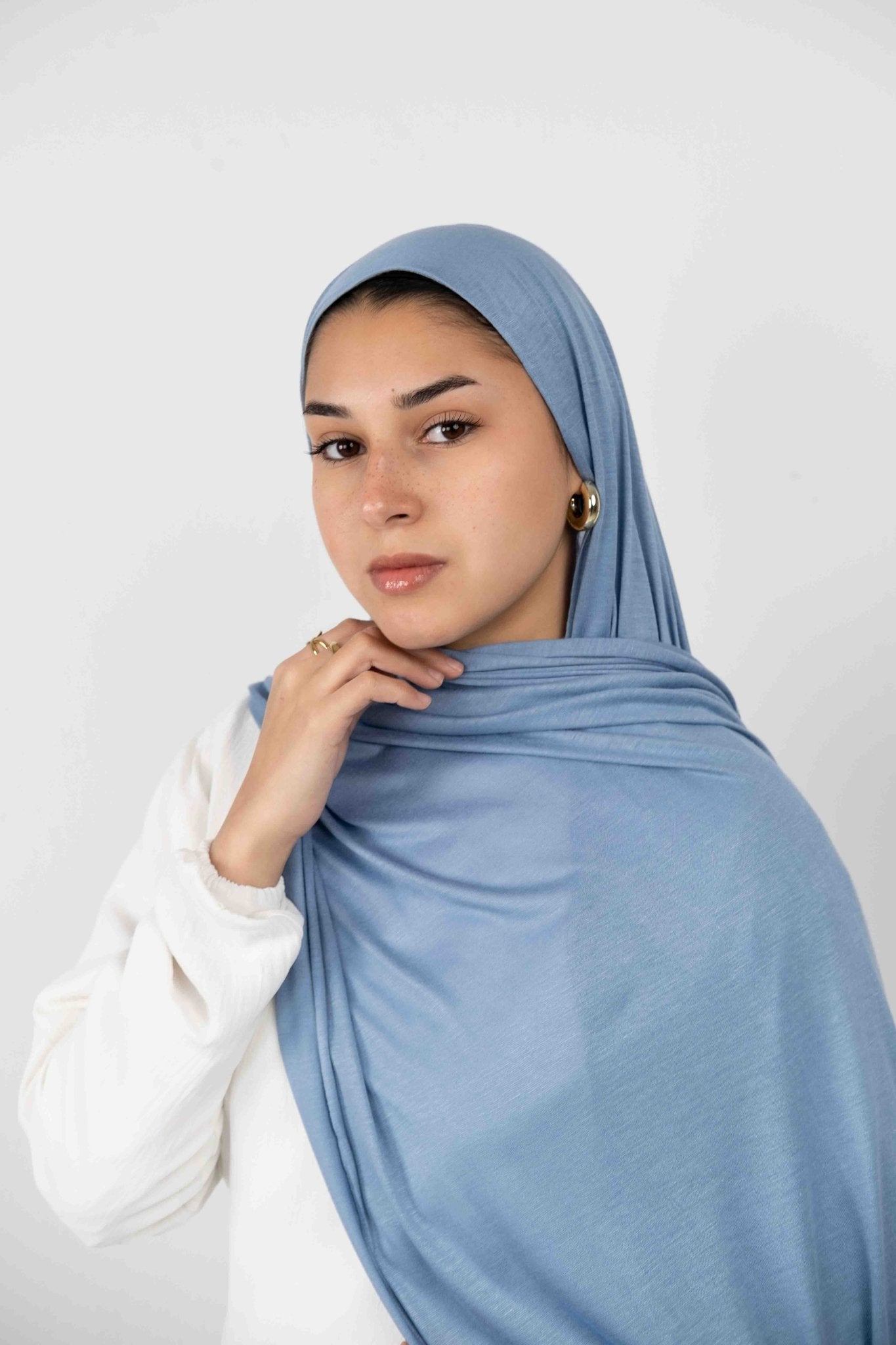 Cotton Lycra Sky Whisper - VenoraVEN018