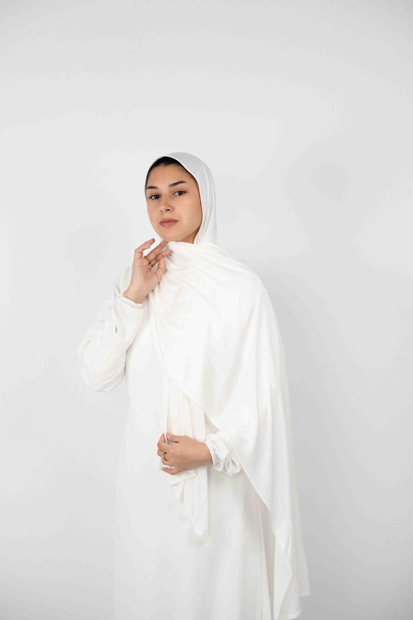 Cotton Lycra White Swan - VenoraVEN017