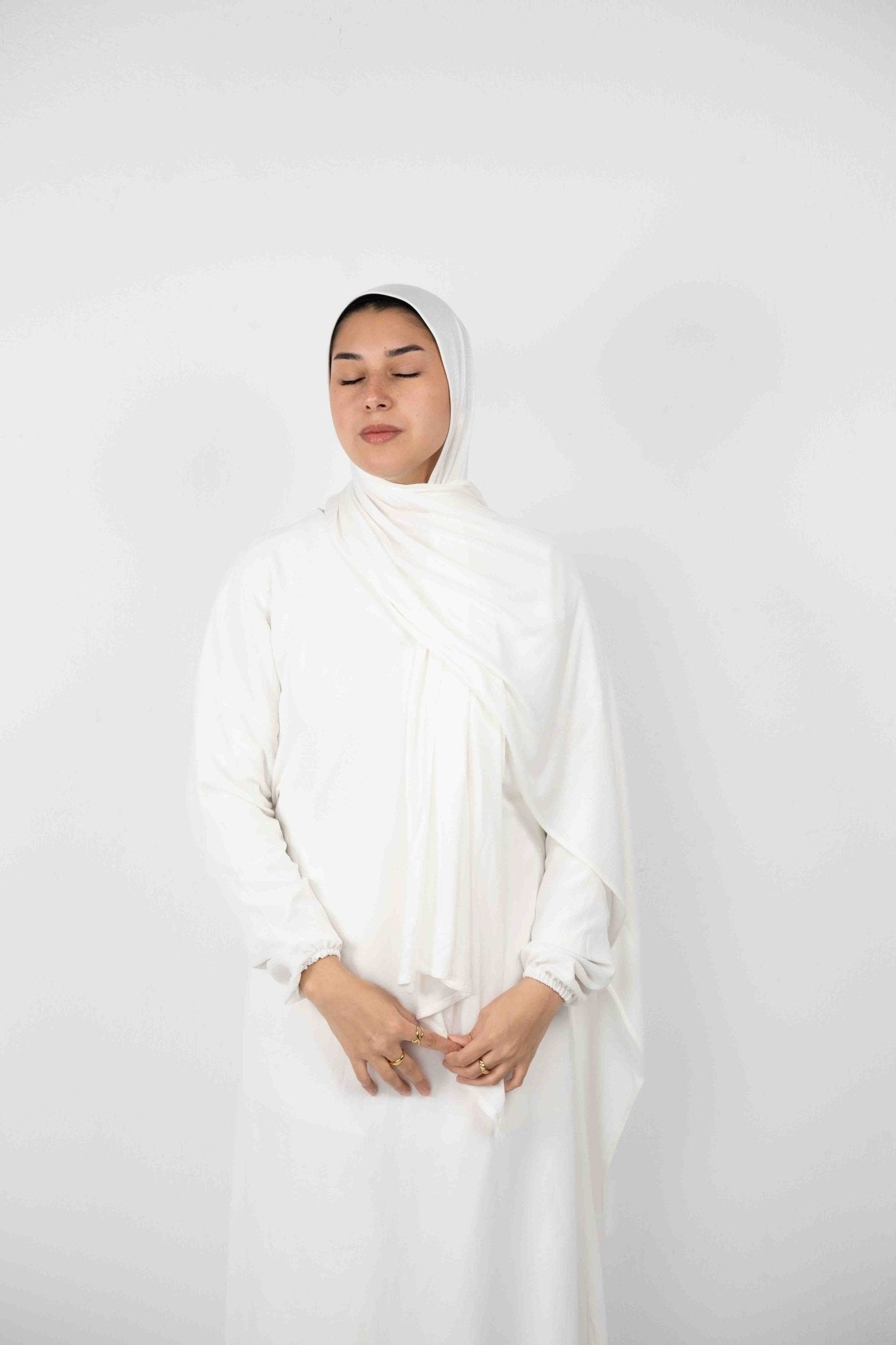 Cotton Lycra White Swan - VenoraVEN017