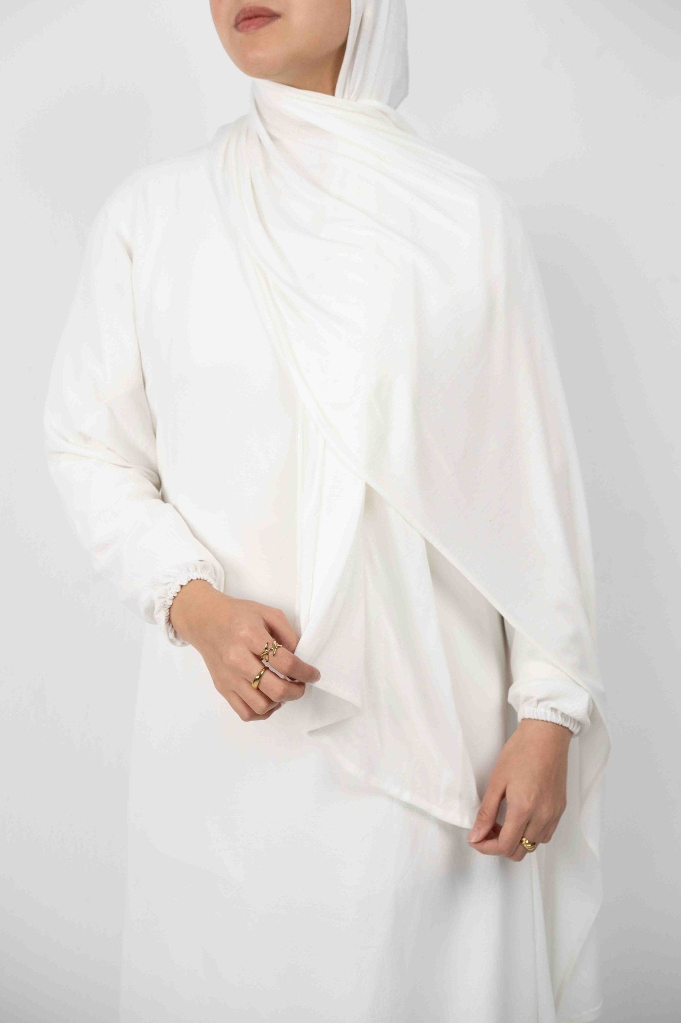 Cotton Lycra White Swan - VenoraVEN017